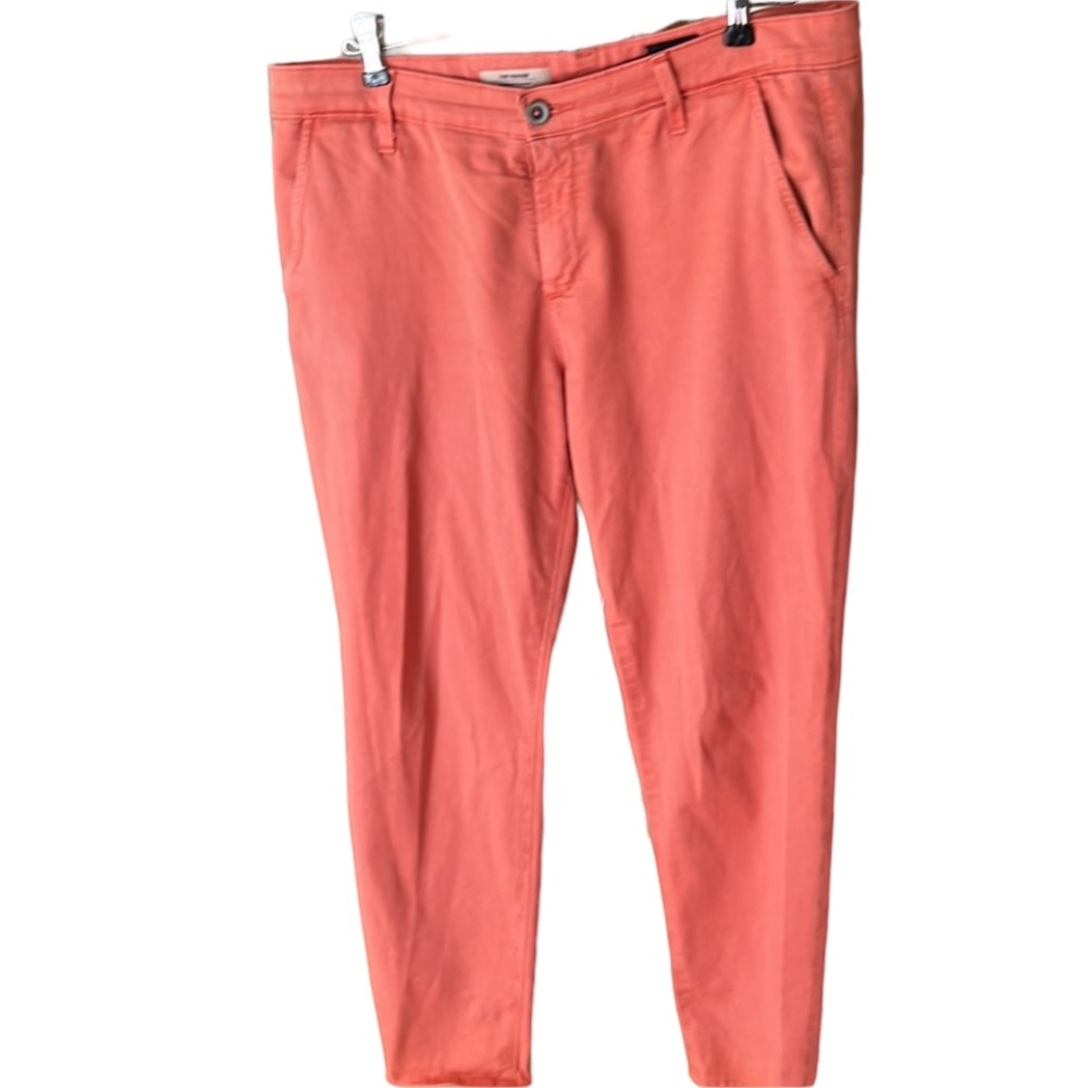 AG Adriano Goldschmidt dark coral 29R tailored trousers” The Tristan”